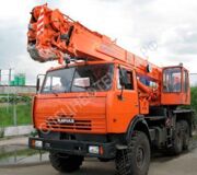 Автокран Юргинец КС-55722-3 на шасси КамАЗ-43118 (6х6) грузоподъемностью 25 тонн