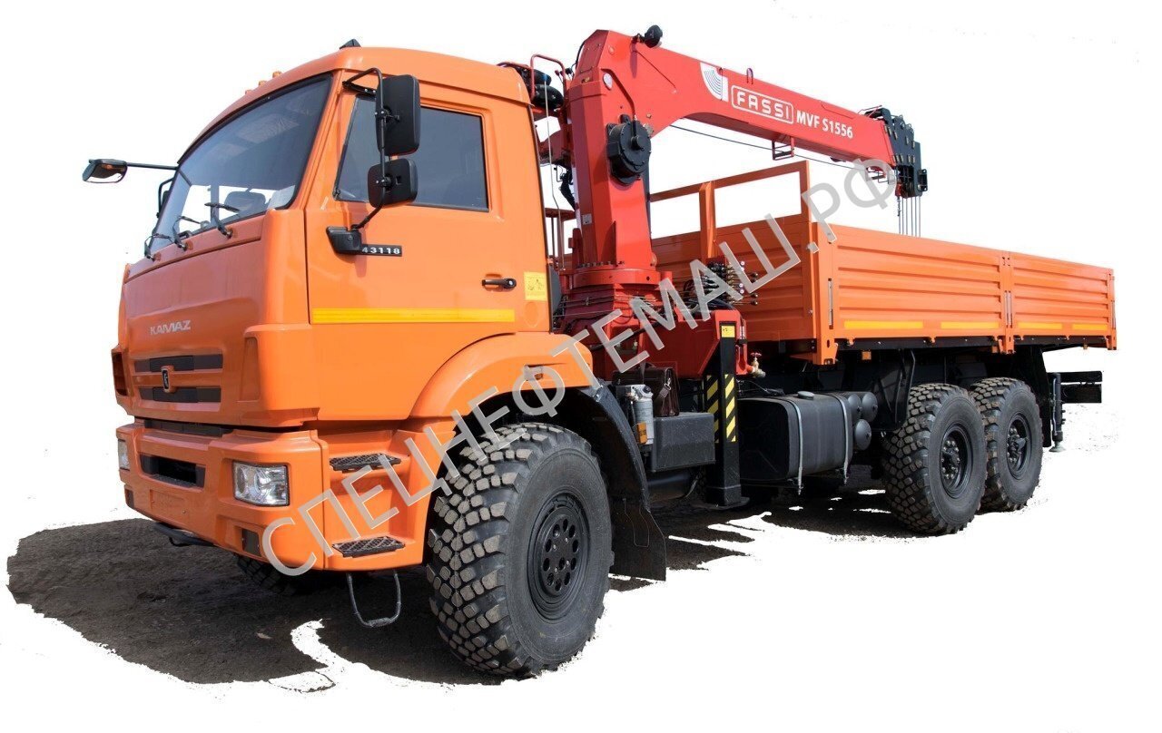 Бортовой КАМАЗ 43118-3027-50 с КМУ FASSI MVF S1556 - ожидается!