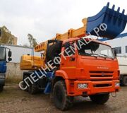 Экскаватор-планировщик УДС (UDS 114) на шасси КамАЗ-43118